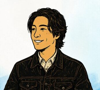 代表のイラスト